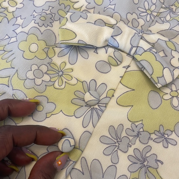 Vintage Floral 60s Short Sleeve Day Dress - Picture 13 of 17